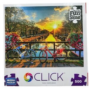 Sunrise Over Amsterdam Complete 500-Piece Puzzle